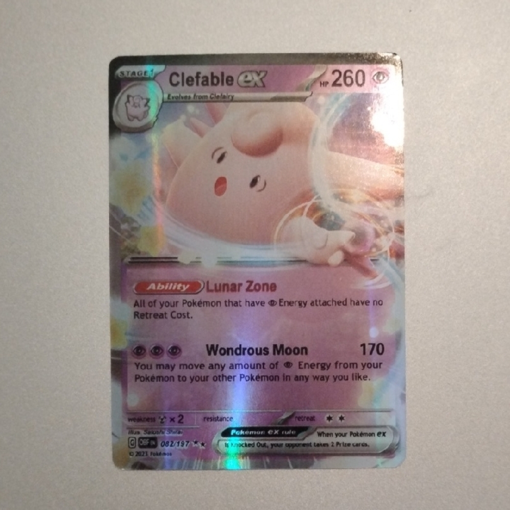 Clefable EX Pokémon Card
